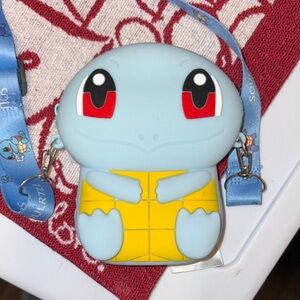 Pokemon Blue and Yellow Squirtle Wristlet